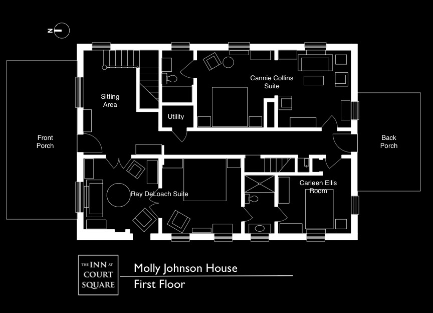 Molly Johnson House, The Inn at Court Square, Charlottesville, Virginia